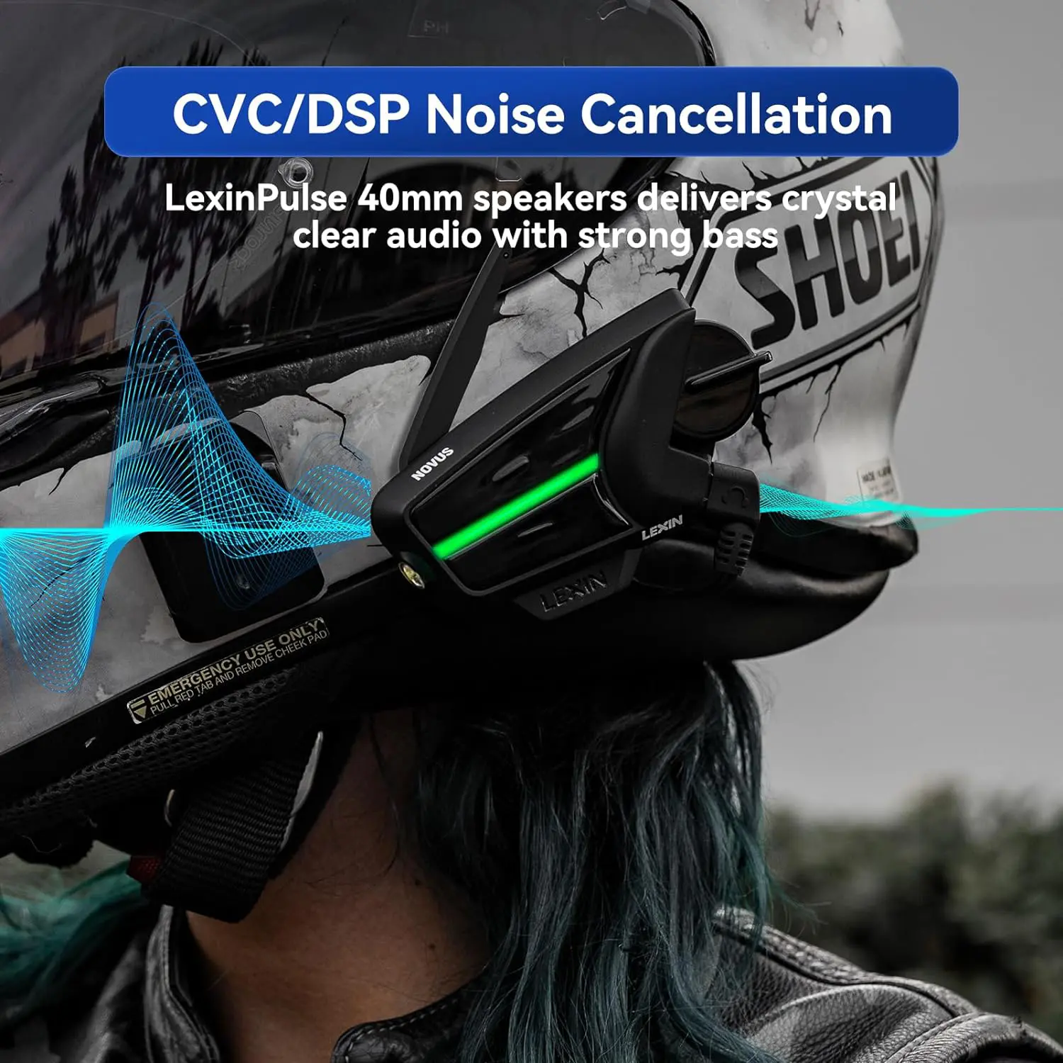 バイク用 Bluetoothインカム LEXIN NOVUS | 正規輸入発売元モータリスト